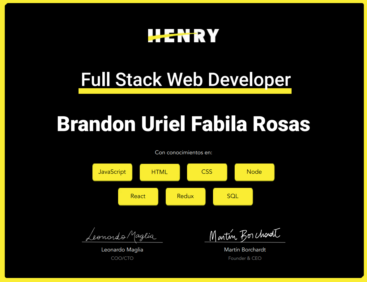 Certificado de Programador Web